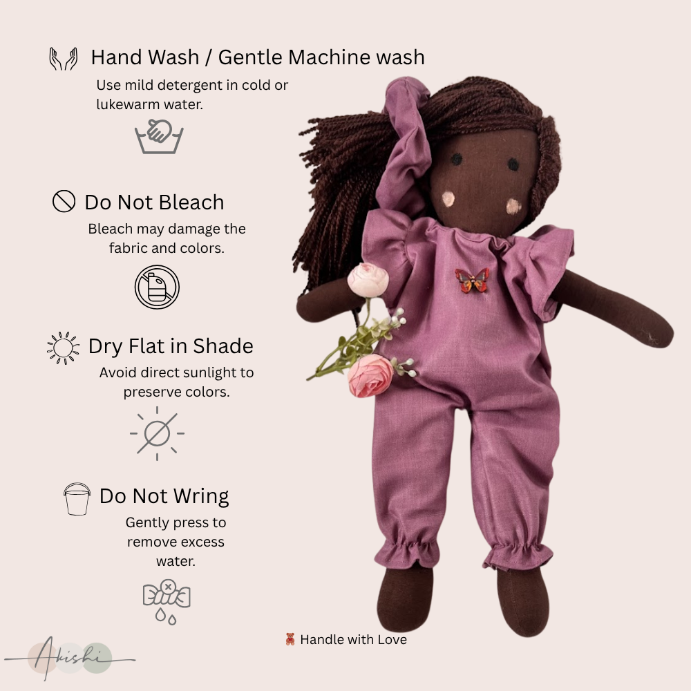Imani – Handmade Cloth Doll for Kids | Soft & Eco-Friendly