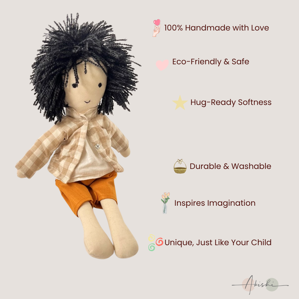 Zeyo – Handmade Cloth Doll for Kids | Soft & Eco-Friendly