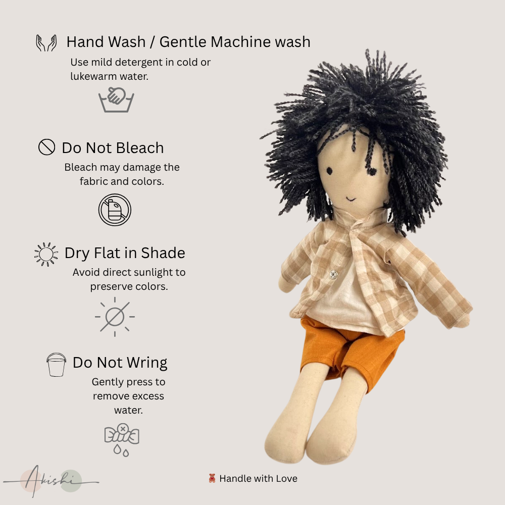 Zeyo – Handmade Cloth Doll for Kids | Soft & Eco-Friendly