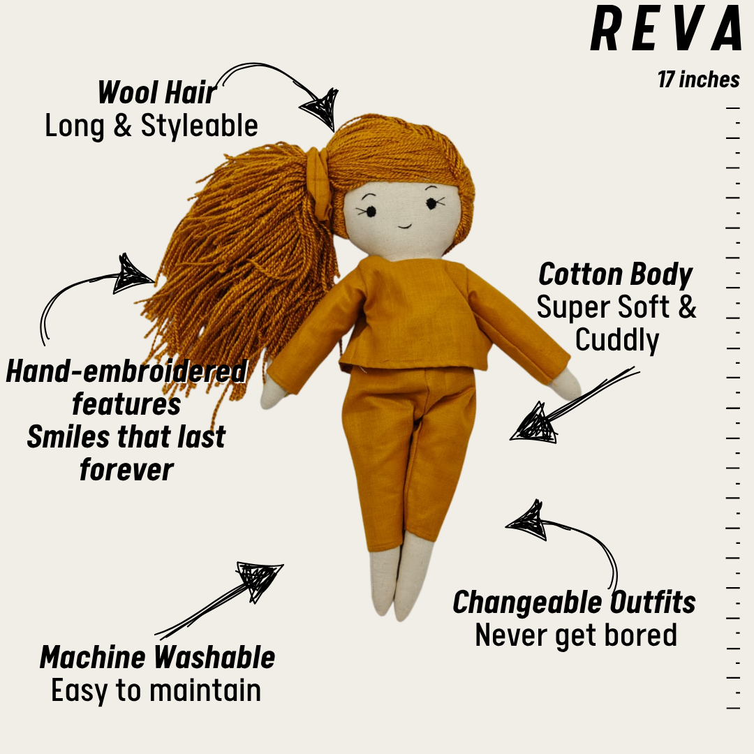 Reva Handmade Rag Doll