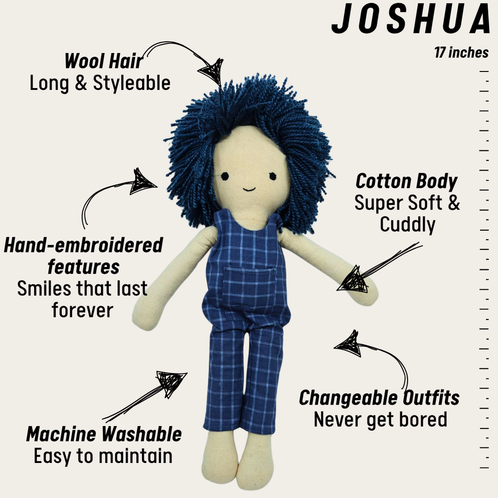Joshua Handmade Rag Doll