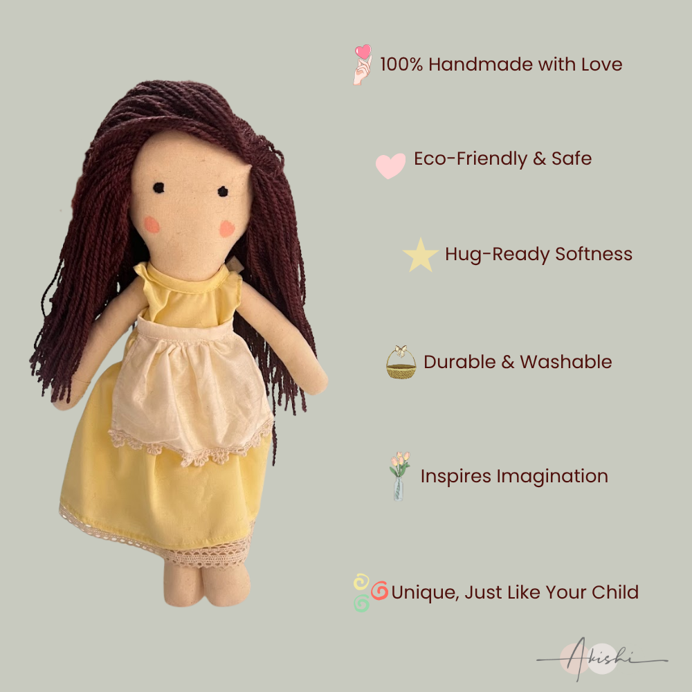 Janya – Handmade Cloth Doll for Kids | Soft & Eco-Friendly