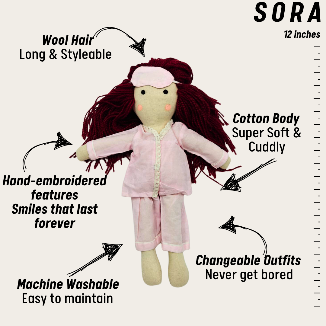Sora Hand Made Rag Doll