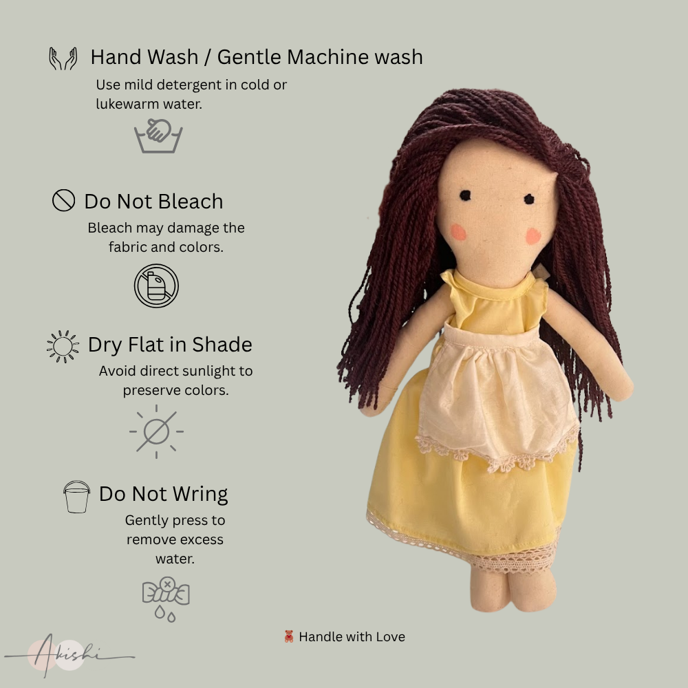 Janya – Handmade Cloth Doll for Kids | Soft & Eco-Friendly