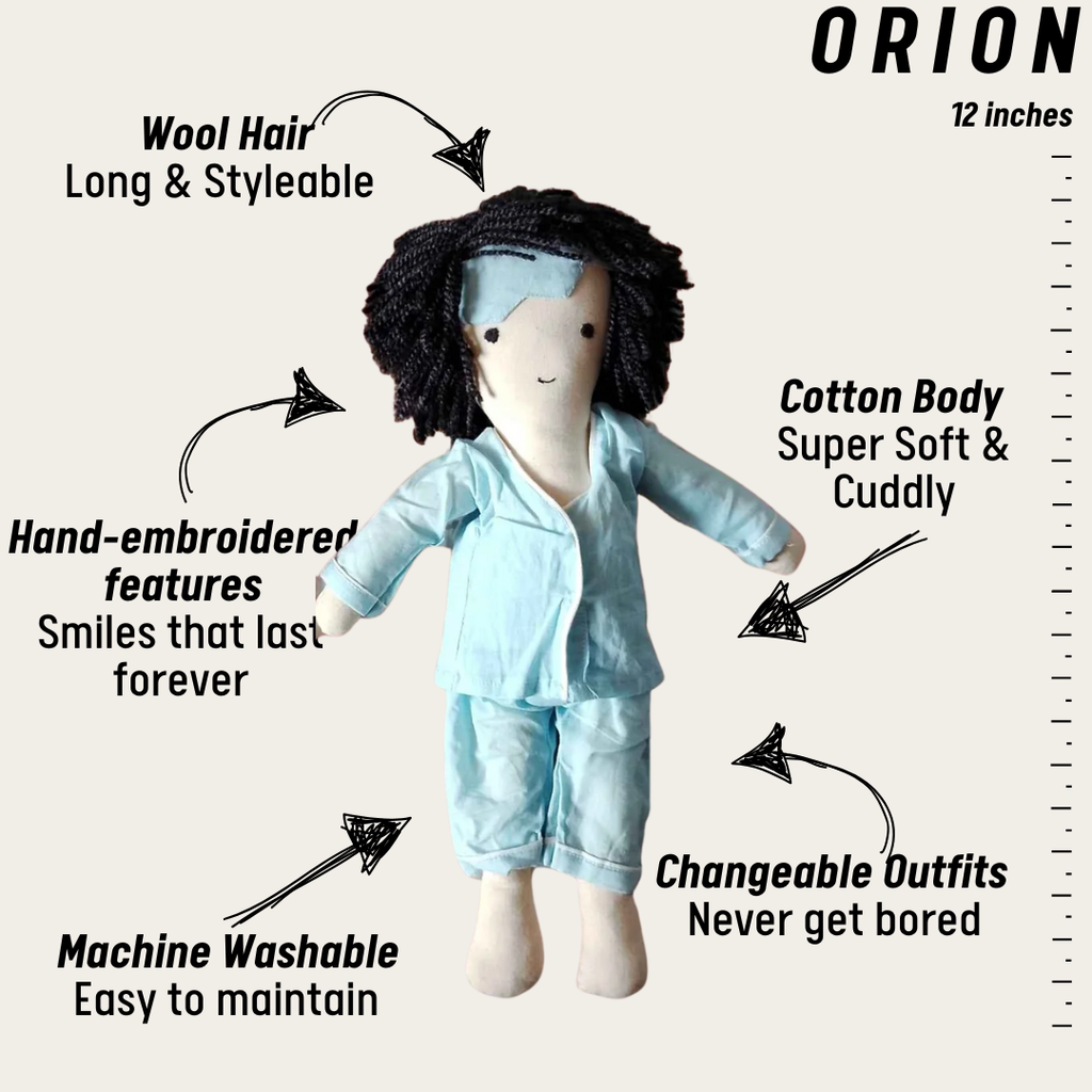 Orion Hand Made Boy Rag Doll