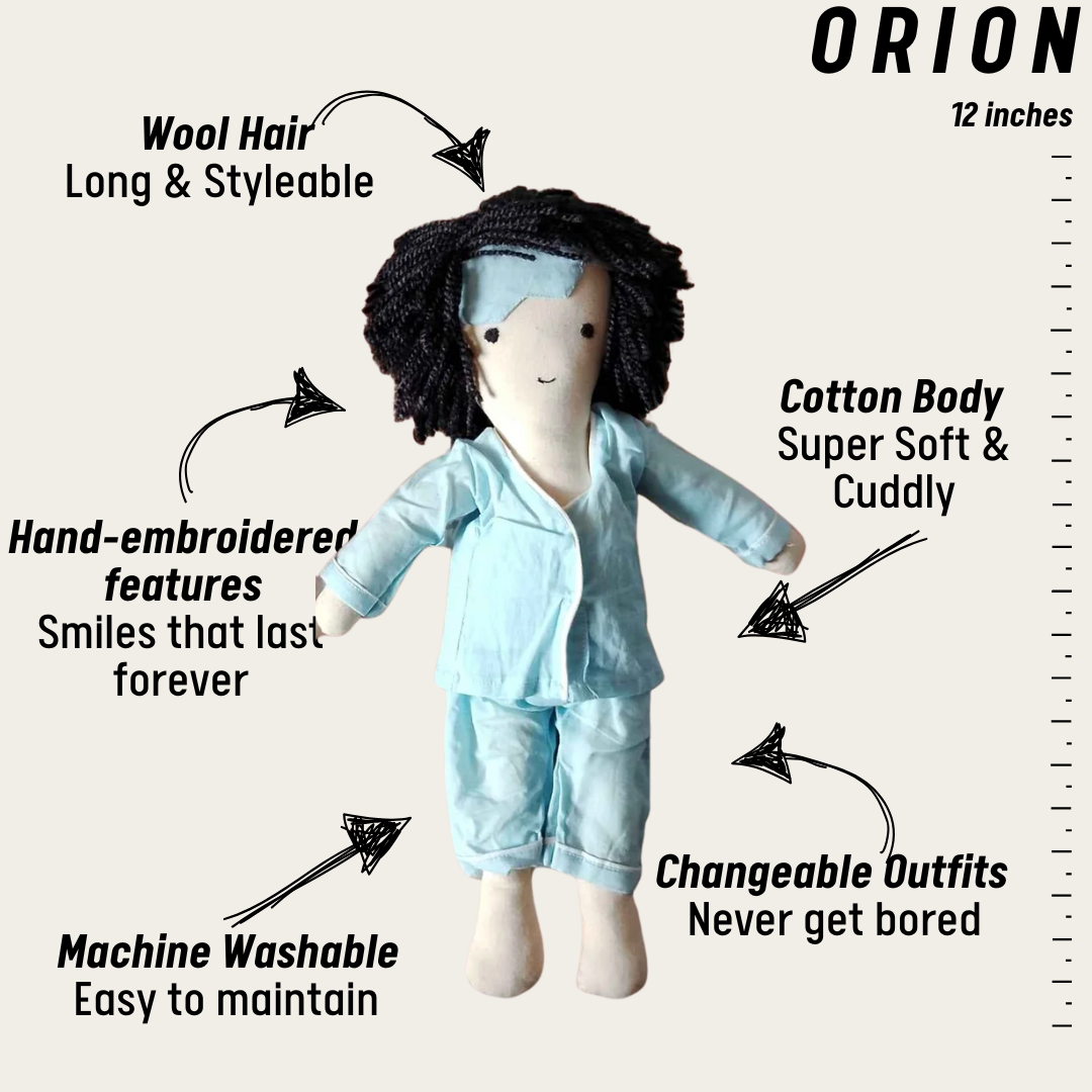 Orion Hand Made Boy Rag Doll