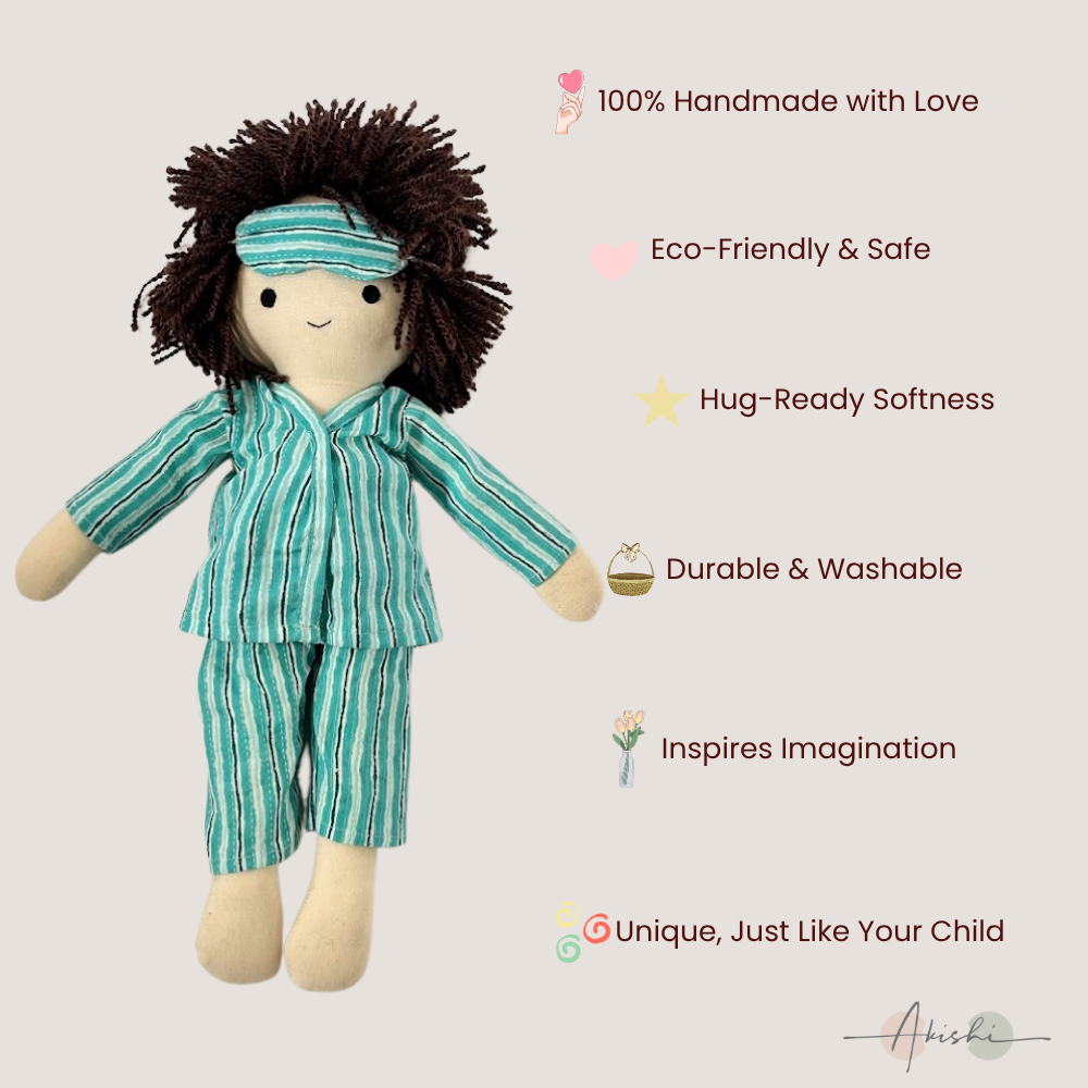 Amay – Handmade Cloth Doll for Kids | Soft & Eco-Friendly