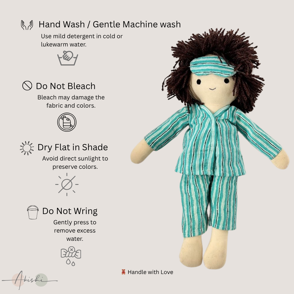 Amay – Handmade Cloth Doll for Kids | Soft & Eco-Friendly