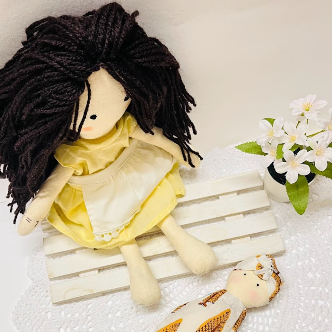 Janya – Handmade Cloth Doll for Kids | Soft & Eco-Friendly