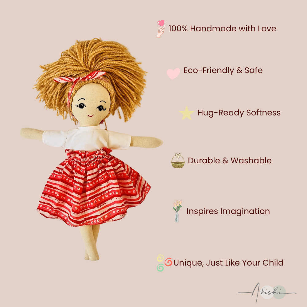 Niva – Handmade Cloth Doll for Kids | Soft & Eco-Friendly