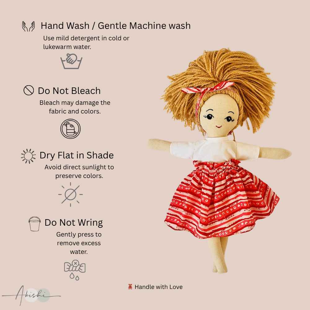 Niva – Handmade Cloth Doll for Kids | Soft & Eco-Friendly
