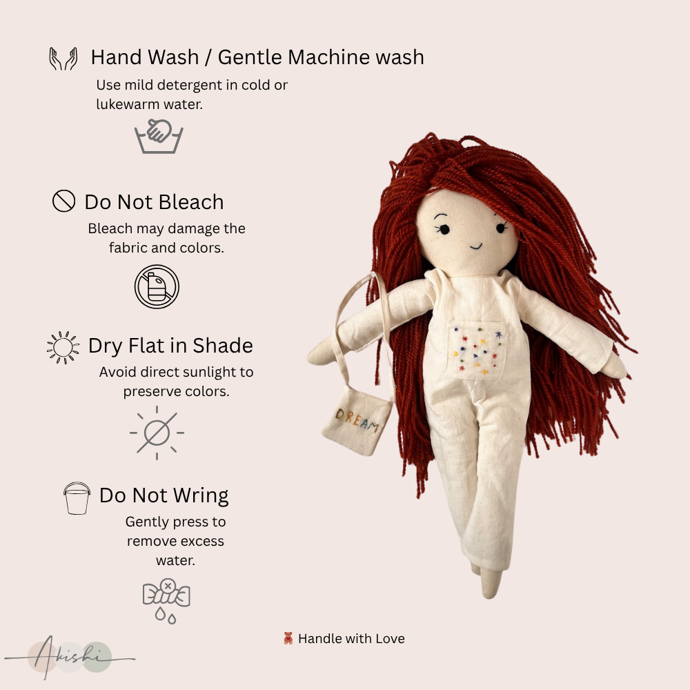 Naira – Handmade Cloth Doll for Kids | Soft & Eco-Friendly
