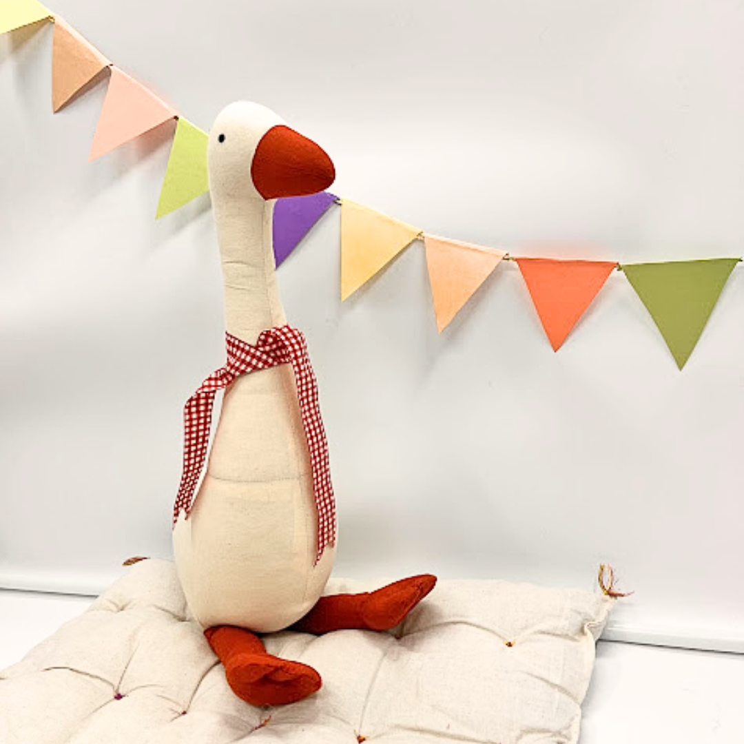 Gigi the Gentle Goose – Handmade Soft Toy