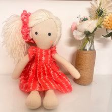 Load image into Gallery viewer, Fleur Hand Made Rag Doll
