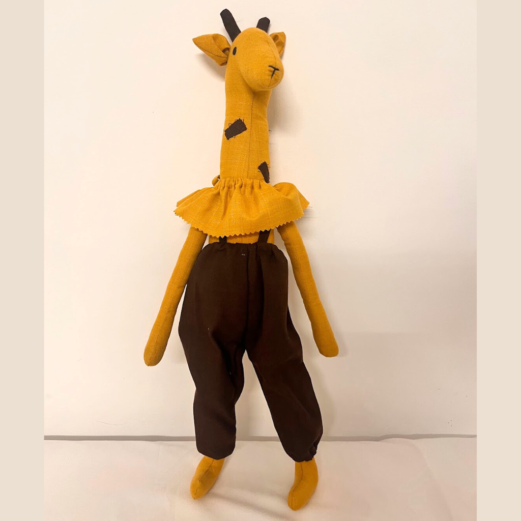 Taki the Gentle Giraffe | Hand Made Stuffed Toy