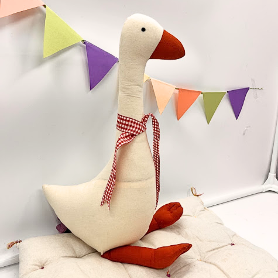 Gigi the Gentle Goose – Handmade Soft Toy