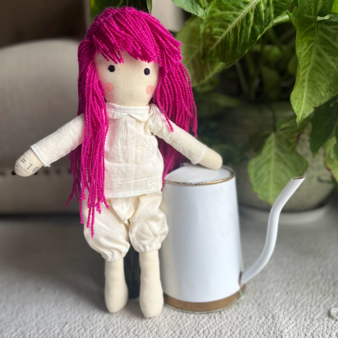 Aika – Handmade Cloth Doll for Kids | Soft & Eco-Friendly