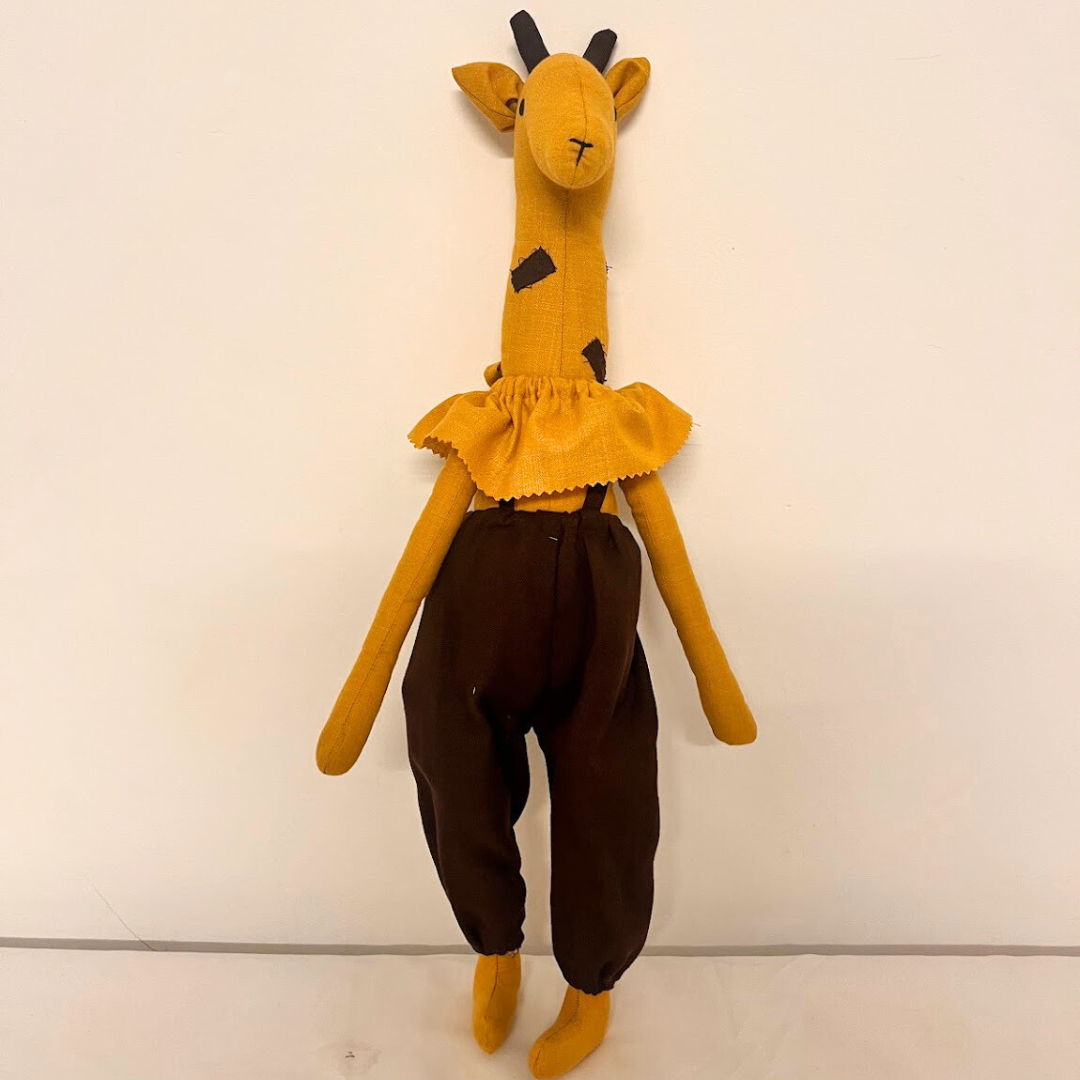 Taki the Gentle Giraffe | Hand Made Stuffed Toy