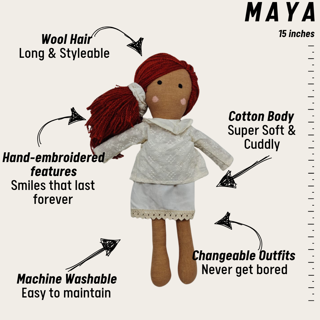 Maya Hand Made Rag Doll
