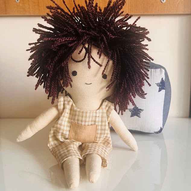 Aarav – The Curious Dreamer (Handmade Boy Doll)