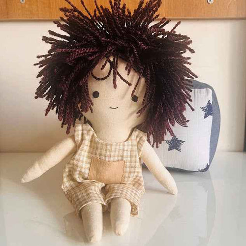 Aarav – The Curious Dreamer (Handmade Boy Doll)