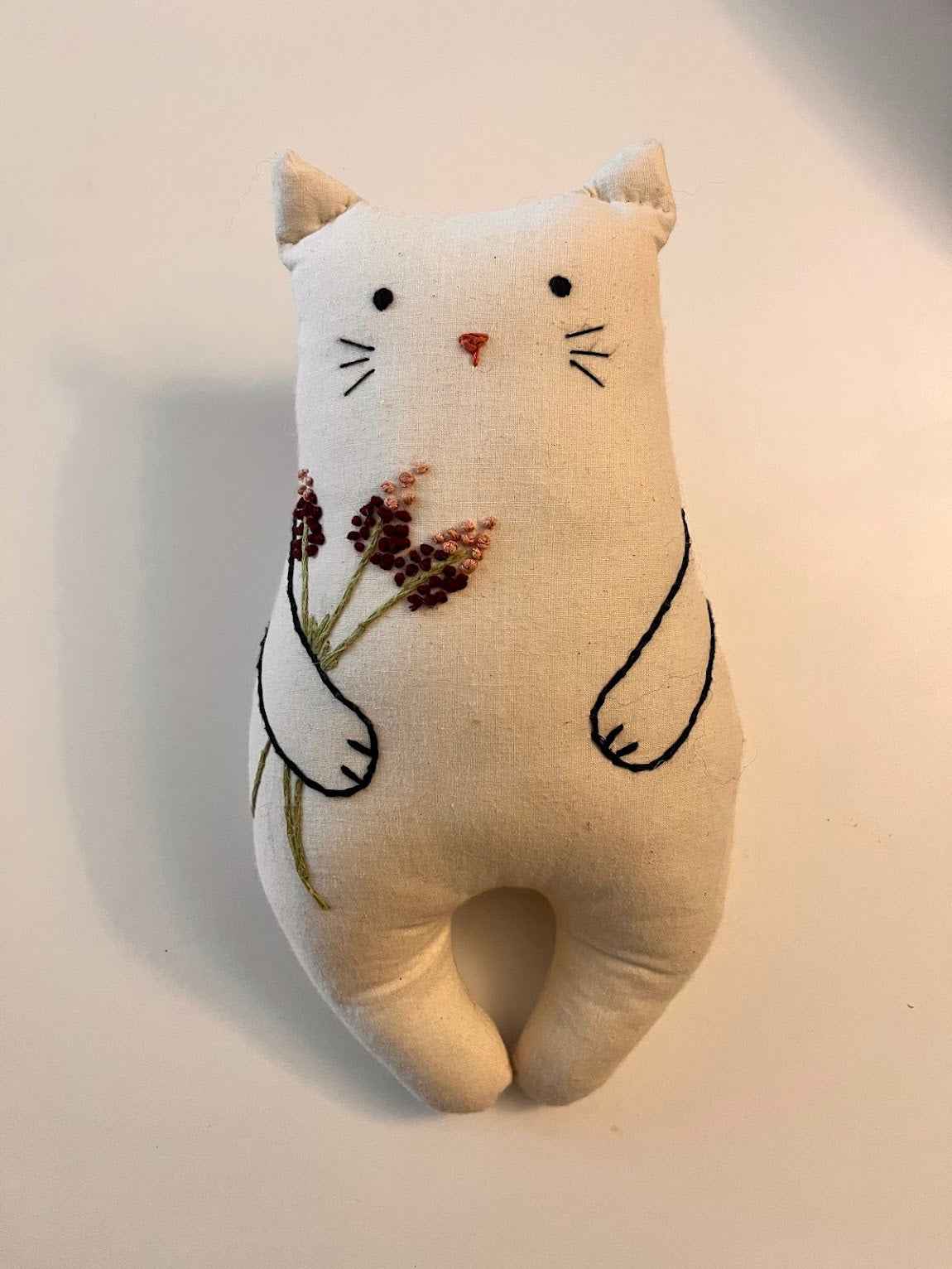 Neko – Hand Embroidered, Pocket-sized, Purr-fect Plush Friend