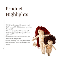 Load image into Gallery viewer, Inaaya – The Sunshine Soul (Handmade Girl Doll)
