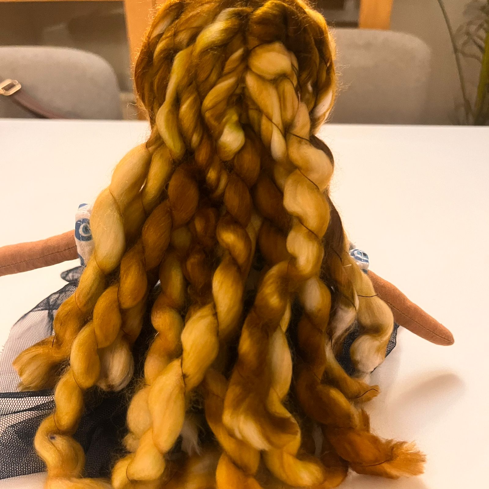 Blue Belle Hand Made Rag Doll