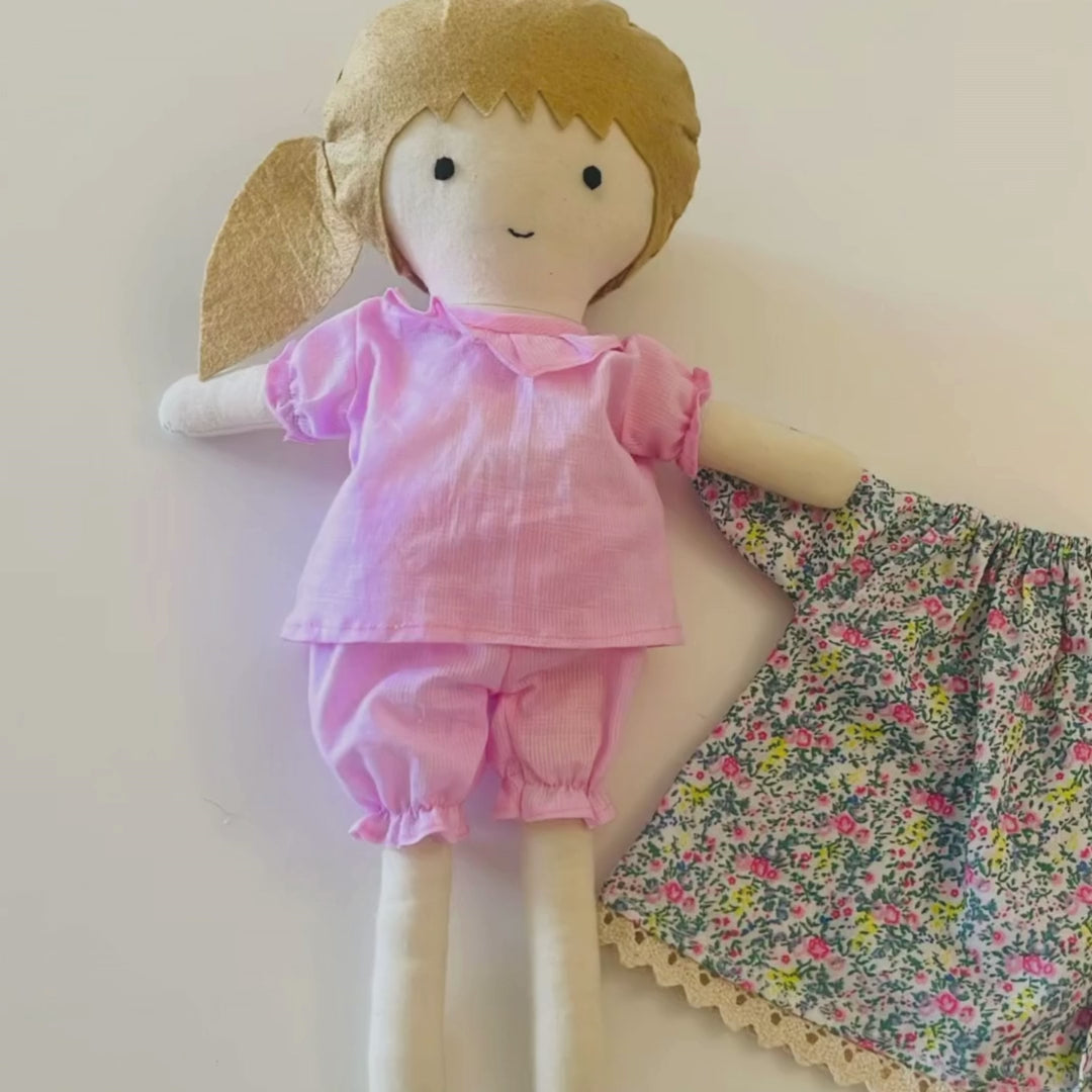 Zaru – Handmade Cloth Doll for Kids | Soft & Eco-Friendly