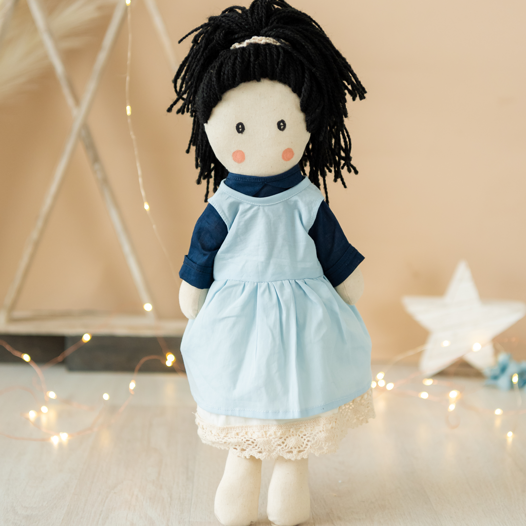Amara Handmade Cloth Doll for Kids | Soft & Eco-Friendly