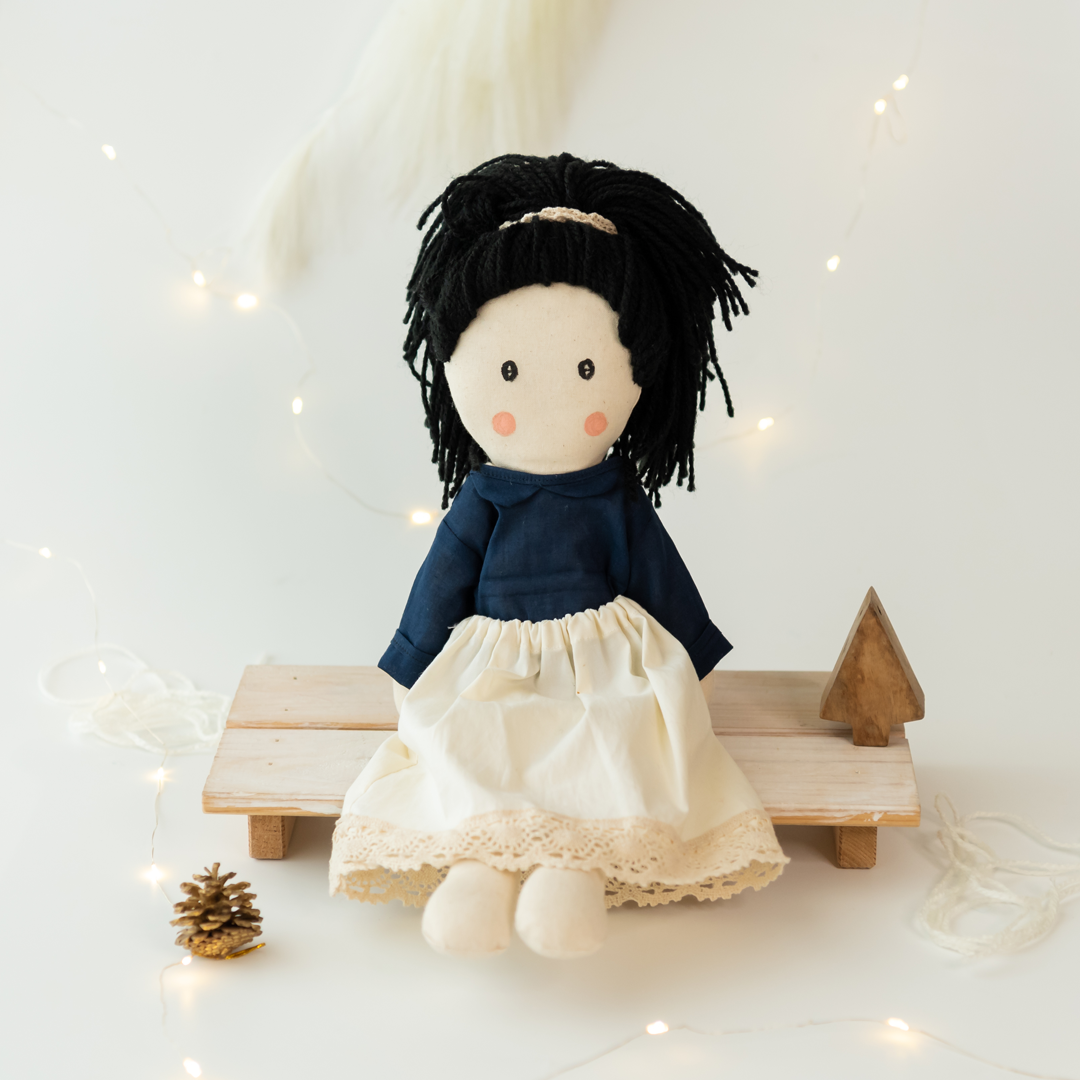 Amara Handmade Cloth Doll for Kids | Soft & Eco-Friendly