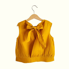 Load image into Gallery viewer, Emma Open Back Blouse (Mustard)
