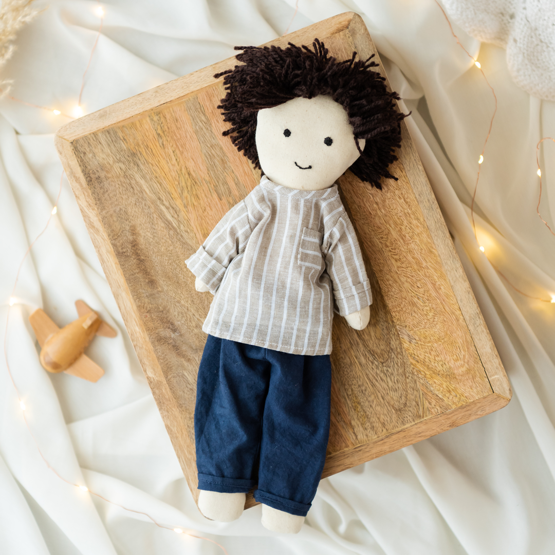 Arin - Handmade Cloth Doll for Kids | Soft & Eco-Friendly