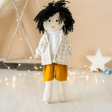 Load image into Gallery viewer, Owen Hand Made Rag Doll

